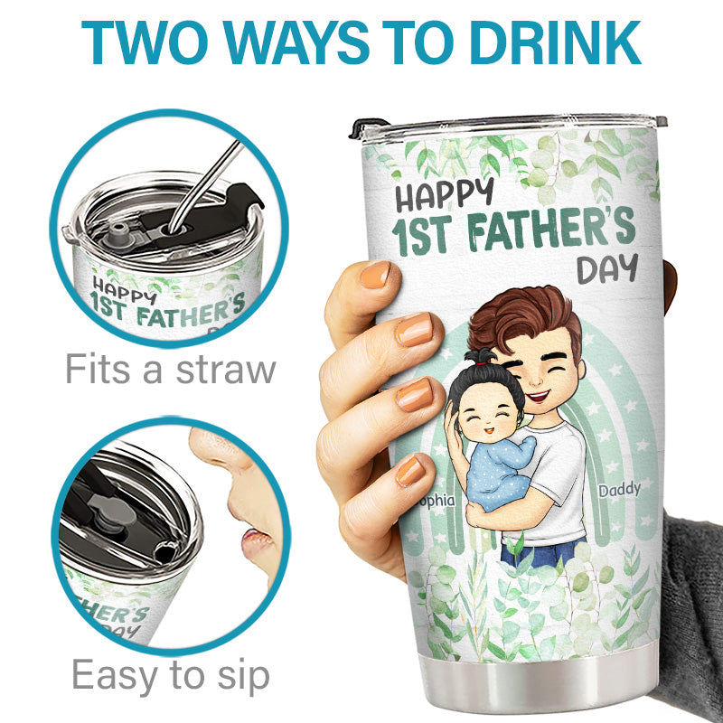 Sache juste que je t'aime vraiment - Gobelet personnalisé pour la famille - Cadeau de fête des pères, d'anniversaire pour le premier papa