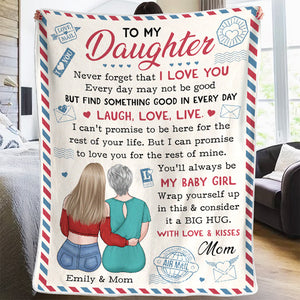 Tu seras toujours ma belle fille - Couverture personnalisée pour la famille - Cadeau d'anniversaire de maman, grand-mère