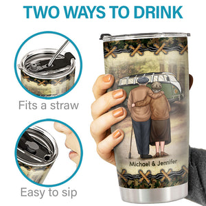 To My Wife I Can Not Live Without You - Couple Personalized Custom Tumbler - Gift For Wife, Anniversary