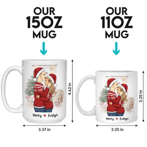 De toutes les choses étranges - Tasse personnalisée pour couple - Cadeau de Noël pour mari et femme, anniversaire