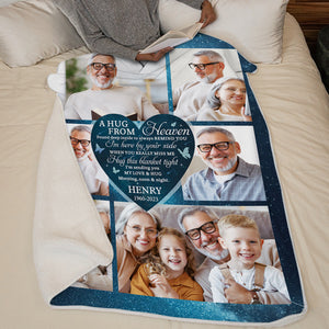 Photo personnalisée Je suis là à vos côtés - Couverture commémorative personnalisée - Cadeau de condoléances pour les membres de la famille
