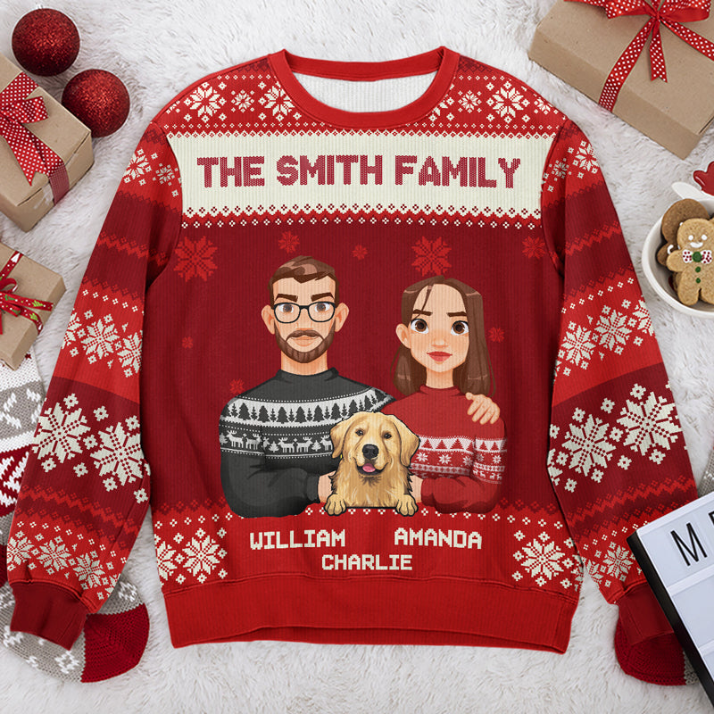 Joyeux Noël, sale animal ! Sweat-shirt personnalisé pour chien et chat, pull en laine unisexe, cadeau de Noël pour les propriétaires et les amoureux des animaux.