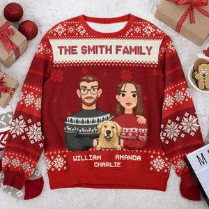 Joyeux Noël, sale animal ! Sweat-shirt personnalisé pour chien et chat, pull en laine unisexe, cadeau de Noël pour les propriétaires et les amoureux des animaux.