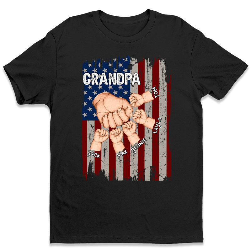 Grand-père est comme papa sans règles - T-shirt unisexe personnalisé, sweat à capuche, sweat-shirt - Cadeau de fête des pères, d'anniversaire pour grand-père