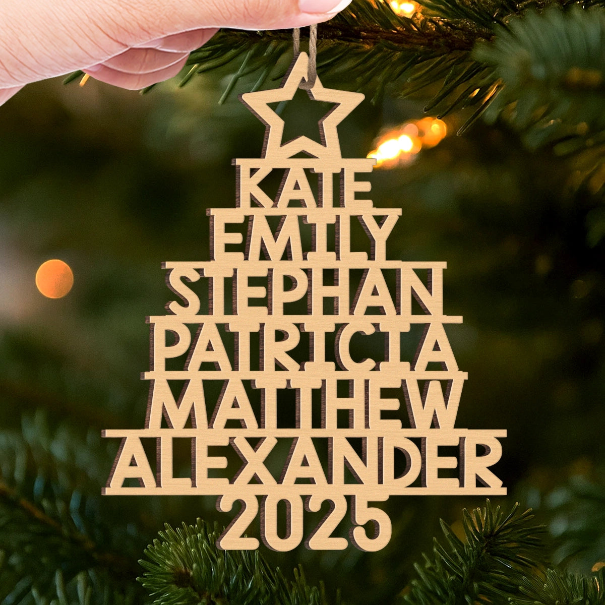Custom Wood Ornament - Personalized Christmas Birthday Gifts For Family, Kids - The Best Part Of Christmas
