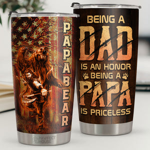 Être papa n'a pas de prix - Gobelet - À mon père, cadeau pour papa, cadeau de papa de la part de sa fille et de son fils, cadeau d'anniversaire pour papa