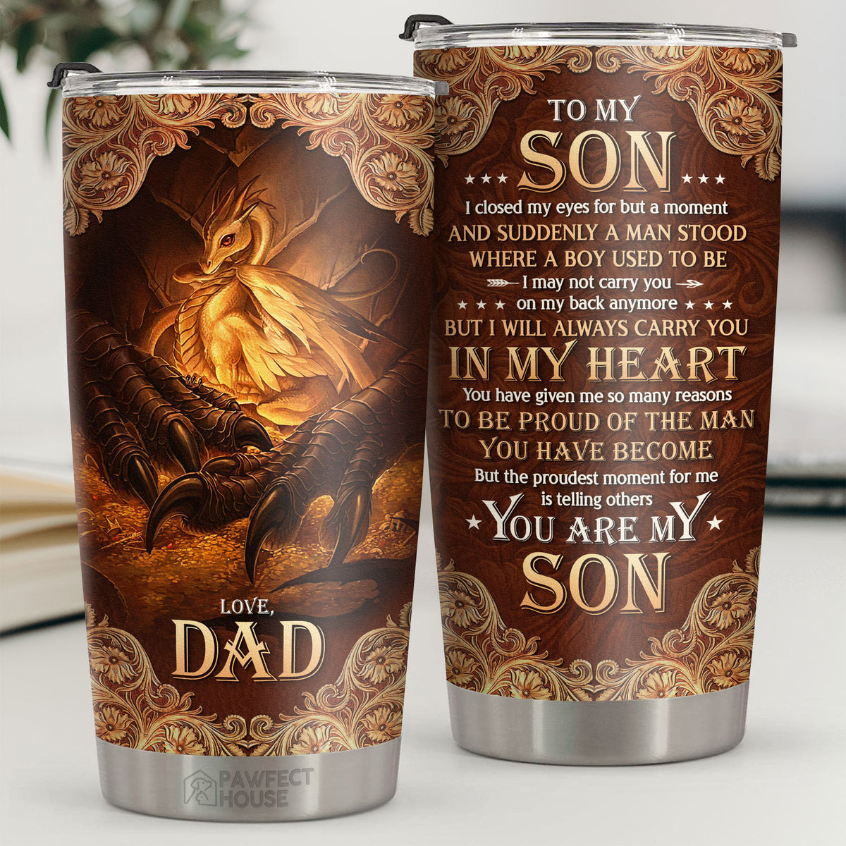 The Proudest Moment For Me Is Telling Others You Are My Son - Tumbler - To My Son, Gift For Son, Son Gift From Dad, Birthday Gift For Son