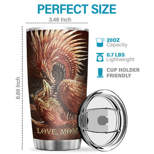À mon fils, reste fort, sois confiant et fais de ton mieux - Tumbler - À mon fils, cadeau pour fils, cadeau de maman pour fils, cadeau d'anniversaire pour fils