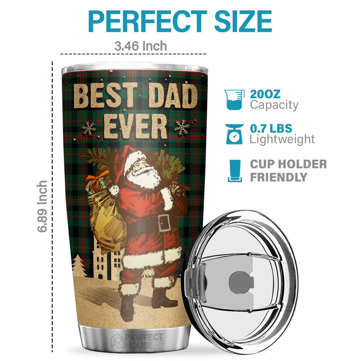 Mon seul souhait à Dieu sera de vous garder heureux, chaleureux et en bonne santé - Gobelet - Cadeau de Noël pour la famille, le couple, les amis, décoration de Noël, cadeau de vacances