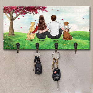 Porte-clés personnalisé « You &amp; Me And Fur Babies » pour chien et chat – Cadeau pour propriétaires et amoureux des animaux