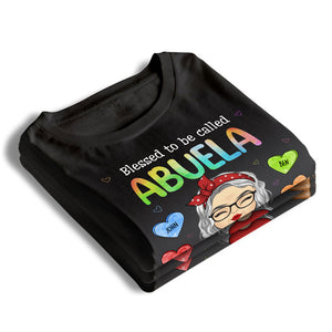 Blessed Great Grandma - Family Personalized Custom Unisex T-shirt, Hoodie, Sweatshirt - Mother's Day, Birthday Gift For Grandma