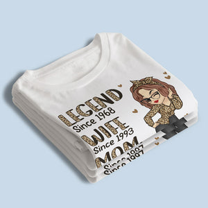 Meilleure grand-mère depuis toujours - T-shirt, sweat à capuche, sweat-shirt unisexe personnalisé pour la famille - Cadeau d'anniversaire pour maman et grand-mère