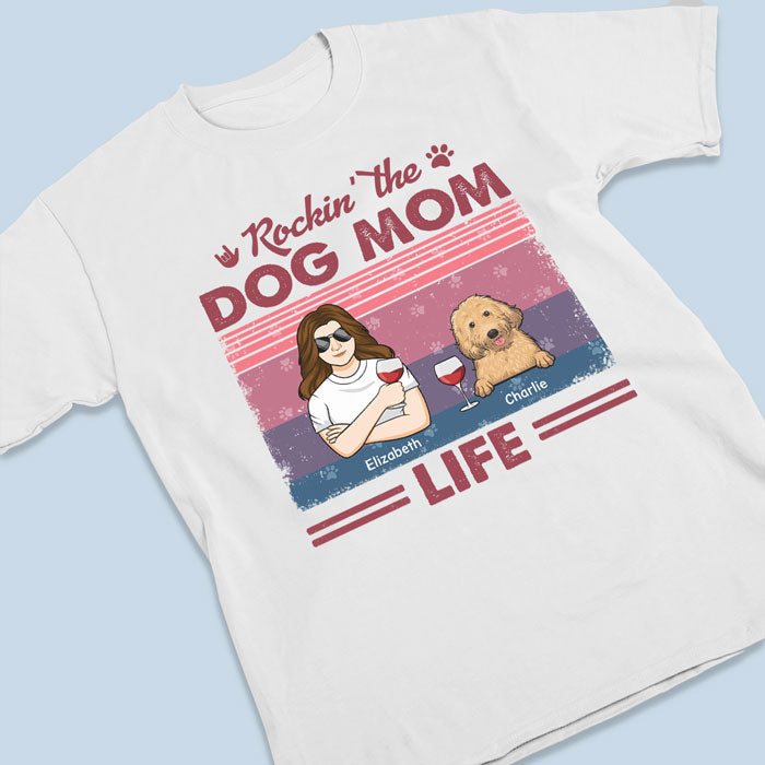 T-shirt, sweat à capuche et sweat-shirt unisexe personnalisé « Briser la vie de maman chien » – Cadeau pour les propriétaires et les amoureux des animaux