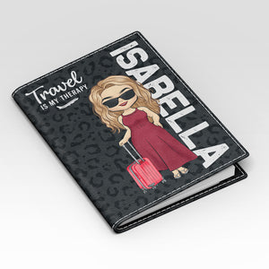 To Travel Is To Live - Travel Personalized Custom Passport Cover, Passport Holder - Gift For Travel Lovers