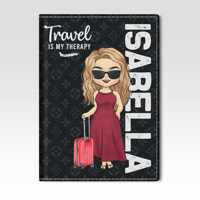 Collectionnez des moments, pas des objets - Étui de passeport personnalisé pour voyage, cadeau pour les amoureux du voyage