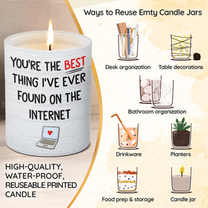 You Are The Best Thing - Couple Smokeless Scented Candle - Gift For Husband Wife, Anniversary