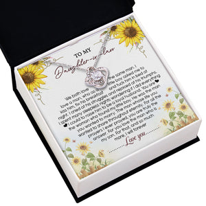 Tu es vraiment la réponse - Collier nœud d'amour familial - Cadeau pour belle-fille