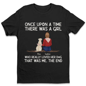 Une fille qui aime vraiment ses chiens - T-shirt, sweat à capuche et sweat-shirt unisexe personnalisé avec chien - Cadeau pour les propriétaires et les amoureux des animaux