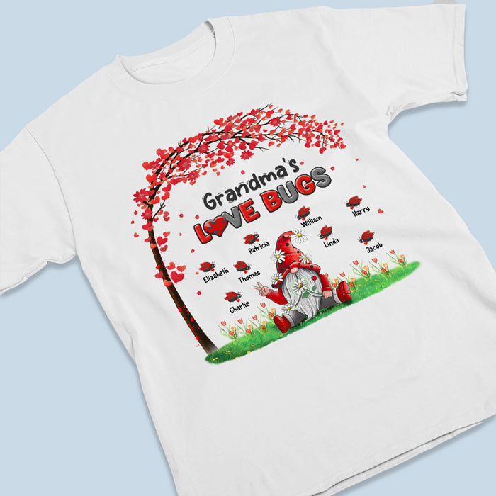 Les insectes amoureux de Nana - T-shirt unisexe personnalisé, sweat à capuche, sweat-shirt - Cadeau de fête des mères, d'anniversaire pour maman, grand-mère