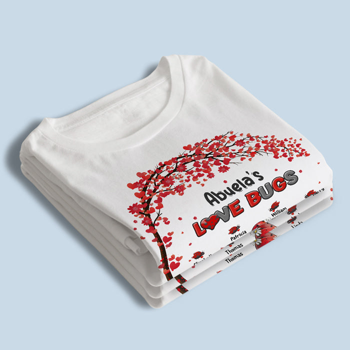 Les insectes amoureux de Nana - T-shirt unisexe personnalisé, sweat à capuche, sweat-shirt - Cadeau de fête des mères, d'anniversaire pour maman, grand-mère