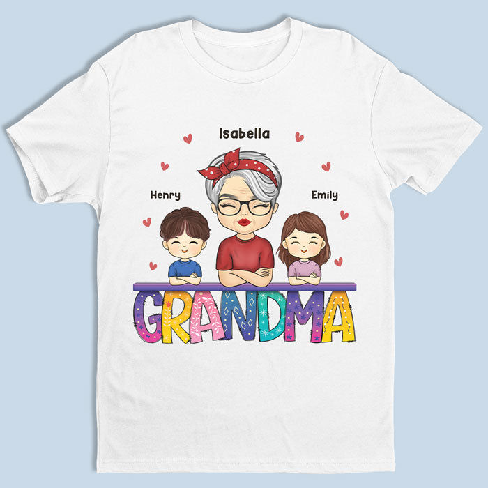 Grandma Life - Une vie qui vaut la peine d'être vécue - T-shirt unisexe personnalisé, sweat à capuche, sweat-shirt - Cadeau de fête des mères, d'anniversaire pour grand-mère