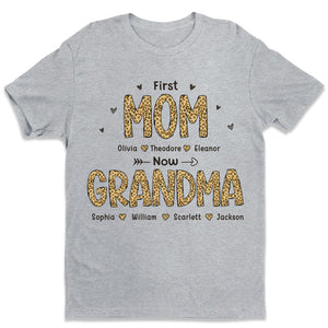 D'abord maman, maintenant grand-mère - T-shirt unisexe personnalisé, sweat à capuche, sweat-shirt - Cadeau fête des mères, anniversaire pour grand-mère