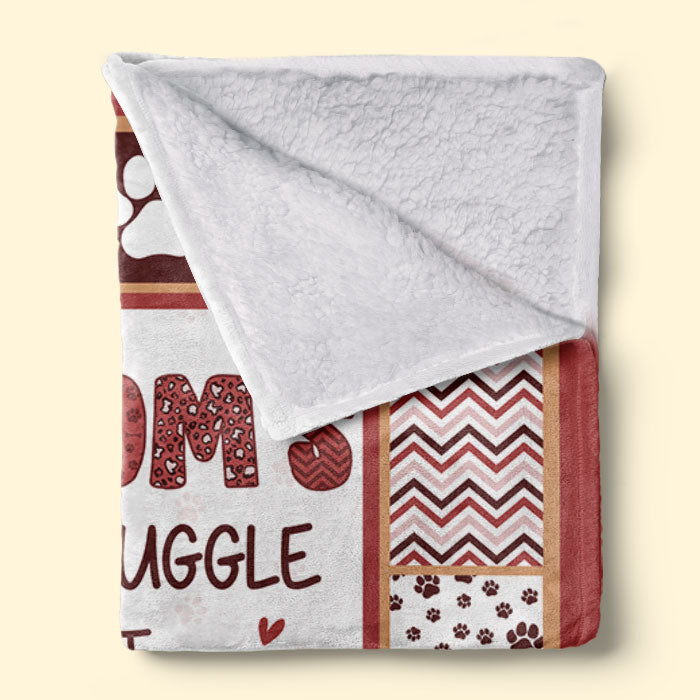 Couverture douillette officielle pour maman chien - Couverture personnalisée pour chien - Cadeau pour propriétaires et amoureux des animaux