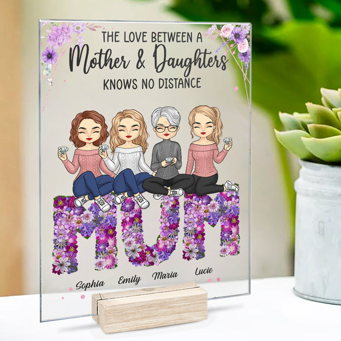 Meilleurs amis pour toujours - Plaque acrylique personnalisée pour la famille - Cadeau d'anniversaire ou de fête des mères