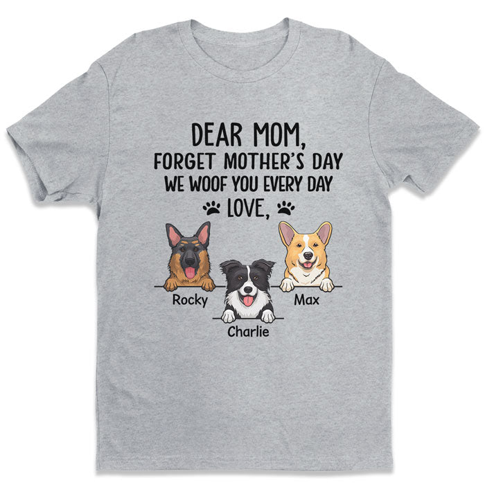 Nous vous adressons un grand merci tous les jours ! T-shirt, sweat à capuche et sweat-shirt unisexe personnalisé pour chien ! Cadeau d'anniversaire, fête des mères, pour les propriétaires d'animaux et les amoureux des animaux.
