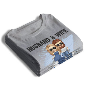 Partenaires de croisière pour la vie - Cadeau pour couple, mari et femme - T-shirt unisexe personnalisé