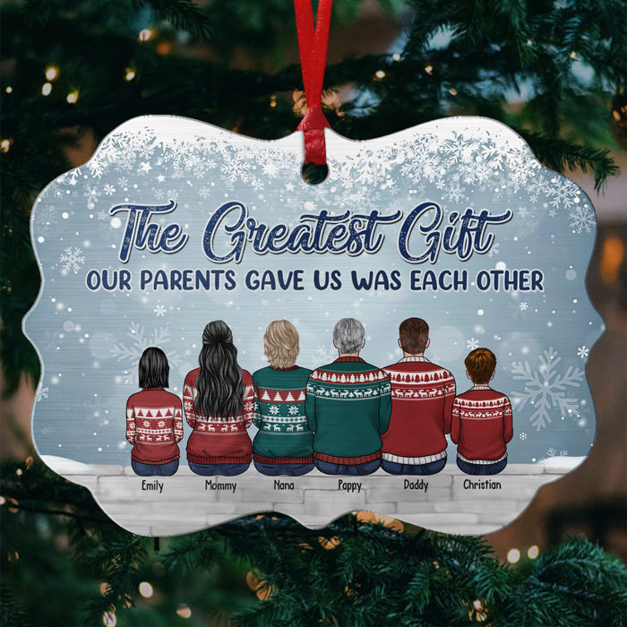 Frères et sœurs jamais séparés, peut-être à distance, mais jamais dans le cœur - Décoration familiale personnalisée - Bois/aluminium en forme de Benelux - Cadeau de Noël pour frères et sœurs