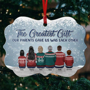 Frères et sœurs jamais séparés, peut-être à distance, mais jamais dans le cœur - Décoration familiale personnalisée - Bois/aluminium en forme de Benelux - Cadeau de Noël pour frères et sœurs