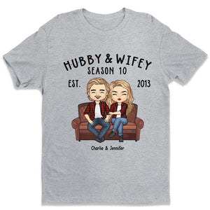 Cadeau d'anniversaire pour mari et femme - T-shirt et sweat à capuche unisexes personnalisés