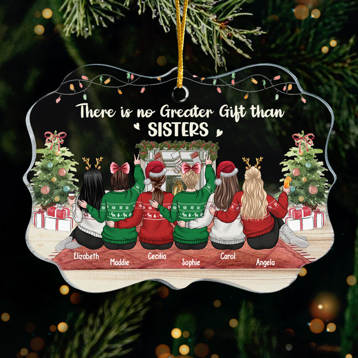 Il n'y a pas de plus beau cadeau que l'amitié - Décoration de Noël personnalisée en acrylique en forme de Benelux - Cadeau pour meilleure amie, meilleure amie, sœur, cadeau d'anniversaire pour meilleure amie et amie, cadeau de Noël