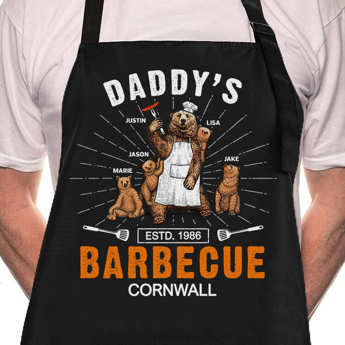Barbecue de papa - Cadeau pour papa, grand-père - Tablier personnalisé