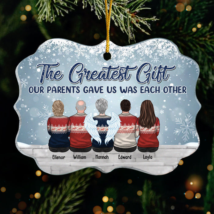 La vie est meilleure entre frères et sœurs - Décoration familiale personnalisée - Acrylique en forme de Benelux - Cadeau de Noël pour frères et sœurs