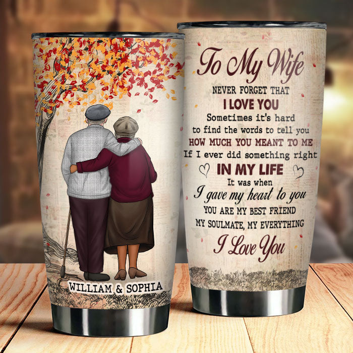 You Are My Best Friend My Soulmate And My Everything - Gift For Couples, Personalized Tumbler.