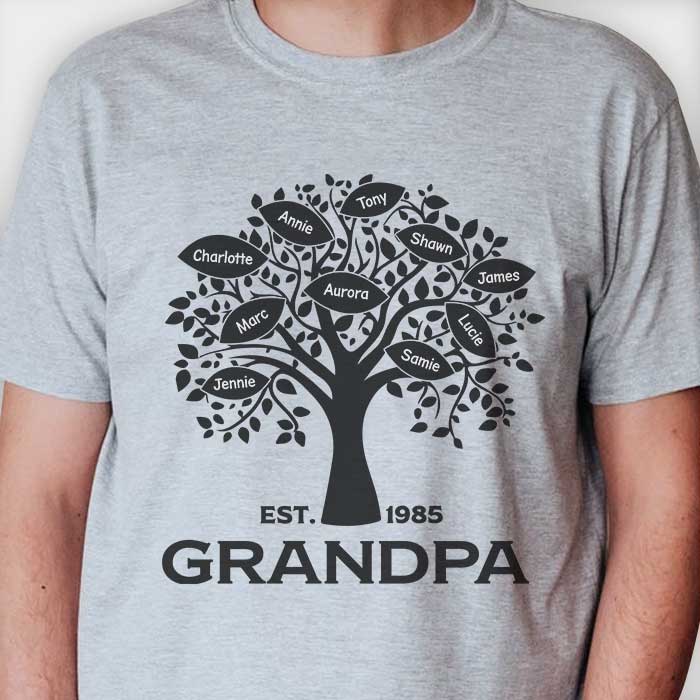 Meilleur grand-père de tous les temps - Cadeau pour papa, grand-père - T-shirt unisexe personnalisé, sweat à capuche