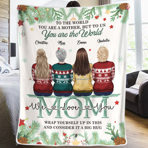Mère et filles depuis toujours, meilleures amies pour toujours - Couverture familiale personnalisée - Cadeau de Noël pour mère et fille