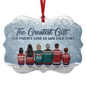 La vie est meilleure entre frères et sœurs - Décoration familiale personnalisée en bois et aluminium, forme Benelux - Cadeau de Noël pour frères et sœurs