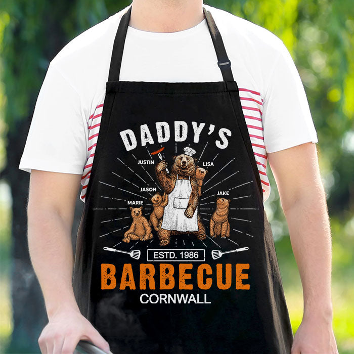 Barbecue de papa - Cadeau pour papa, grand-père - Tablier personnalisé