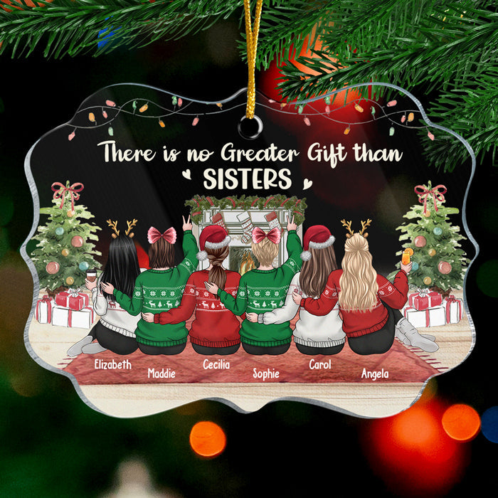 Il n'y a pas de plus beau cadeau que l'amitié - Décoration de Noël personnalisée en acrylique en forme de Benelux - Cadeau pour meilleure amie, meilleure amie, sœur, cadeau d'anniversaire pour meilleure amie et amie, cadeau de Noël
