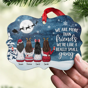 Nous sommes comme une très petite bande - Décoration de Noël en bois personnalisée en forme de Benelux - Cadeau pour meilleure amie, meilleure amie, sœur, cadeau d'anniversaire pour meilleure amie et amie, cadeau de Noël