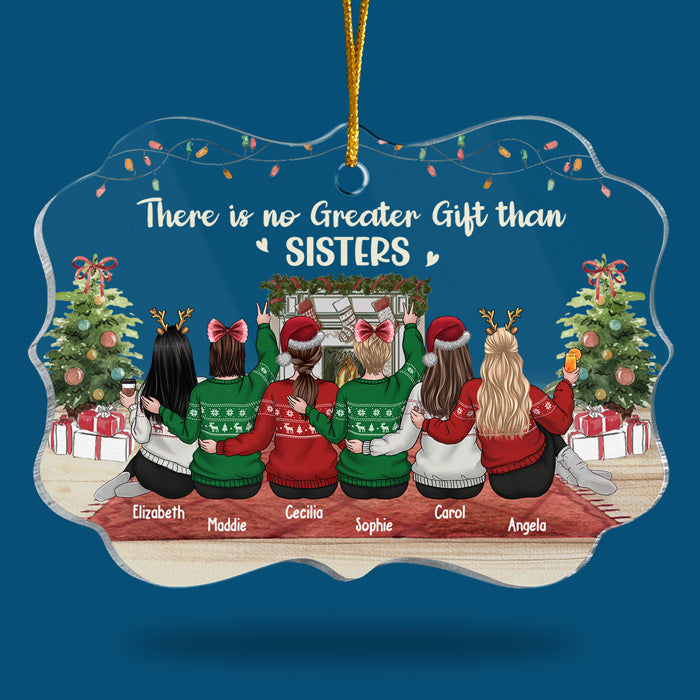 Il n'y a pas de plus beau cadeau que l'amitié - Décoration de Noël personnalisée en acrylique en forme de Benelux - Cadeau pour meilleure amie, meilleure amie, sœur, cadeau d'anniversaire pour meilleure amie et amie, cadeau de Noël