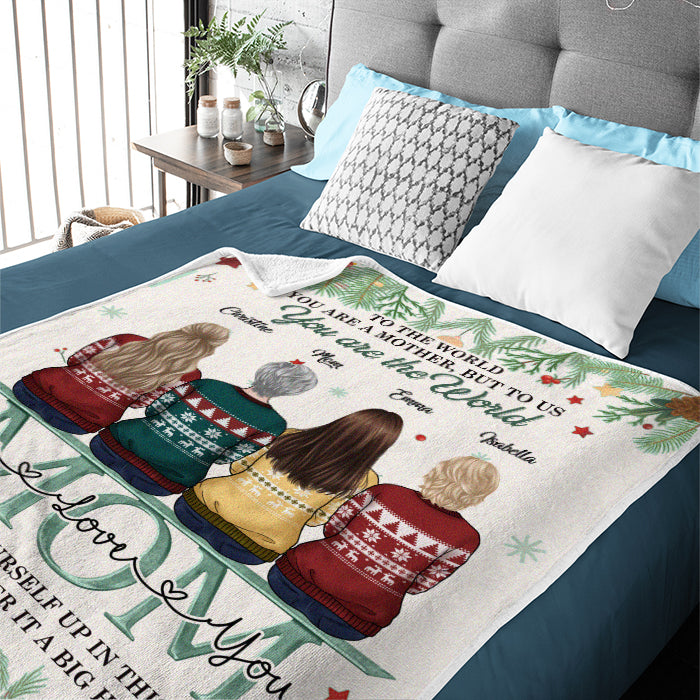 Mère et filles depuis toujours, meilleures amies pour toujours - Couverture familiale personnalisée - Cadeau de Noël pour mère et fille