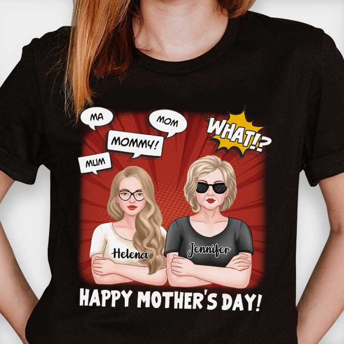 Maman, Maman, Maman ! Quoi ? Bonne fête des Mères ! - Cadeau pour la fête des Mères, t-shirt unisexe personnalisé, sweat à capuche