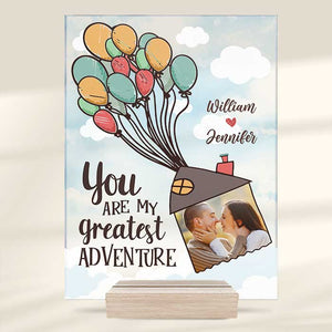 Ma plus grande aventure - Télécharger une image, cadeau pour couple, mari et femme, plaque acrylique personnalisée
