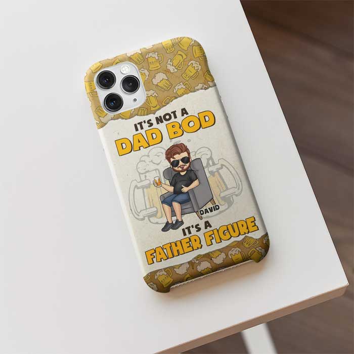 C'est une figure paternelle, ce n'est pas un corps de papa - Cadeau pour papa, coque de téléphone personnalisée