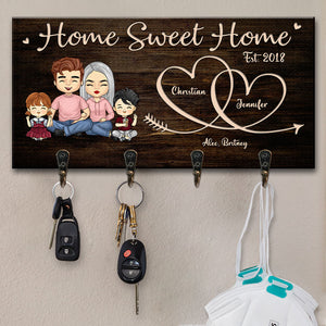 C'est notre douce maison - Porte-clés personnalisé, porte-clés - Cadeau pour couples, mari et femme
