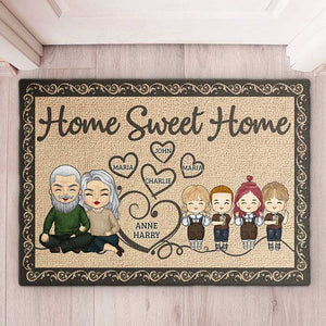 Il n'y a pas de meilleur endroit que la maison - Tapis décoratif personnalisé - Cadeaux d'anniversaire, cadeau pour couples, mari et femme